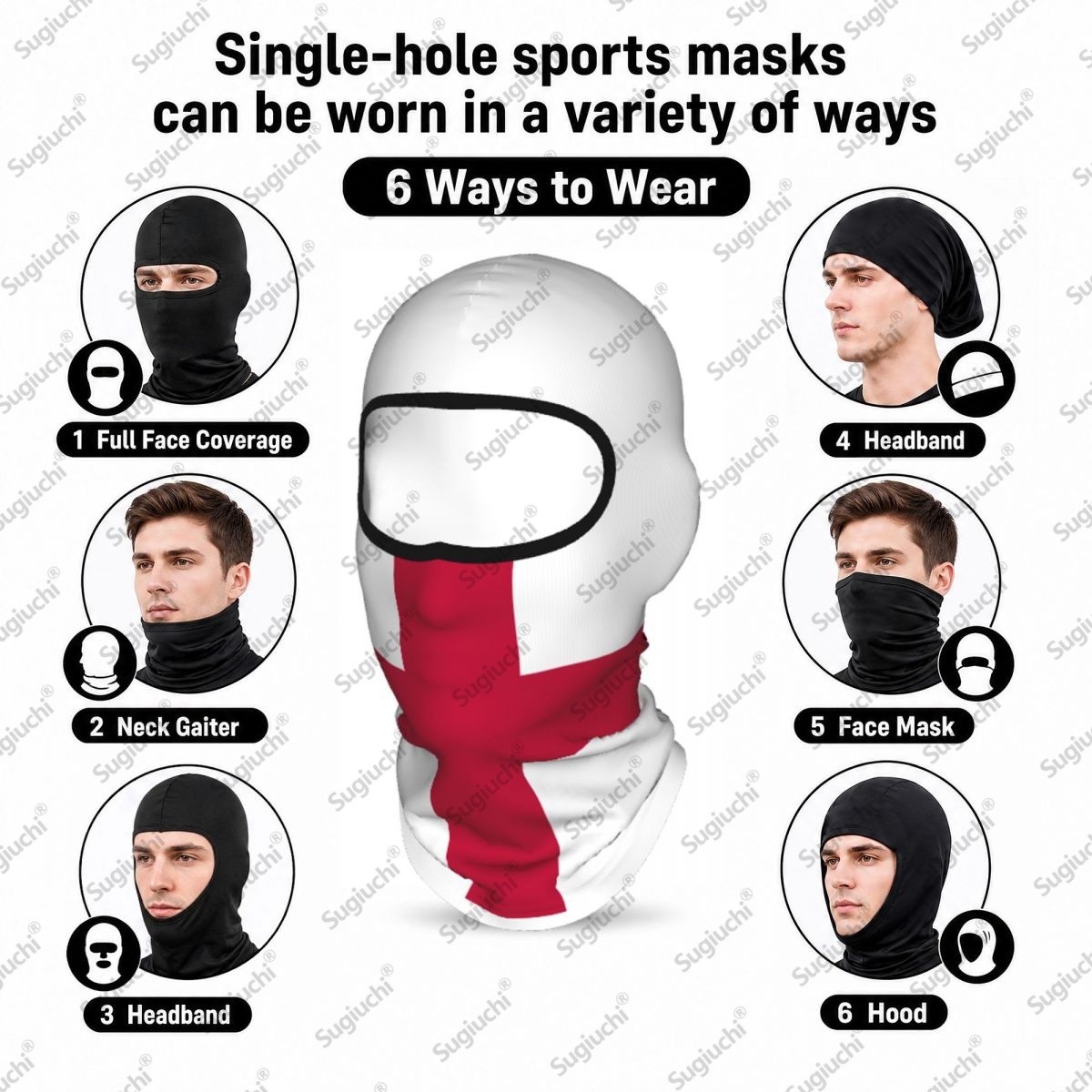 ENGLAND Cycling Balaclava Full - Helmet Full Face 评论和价格
