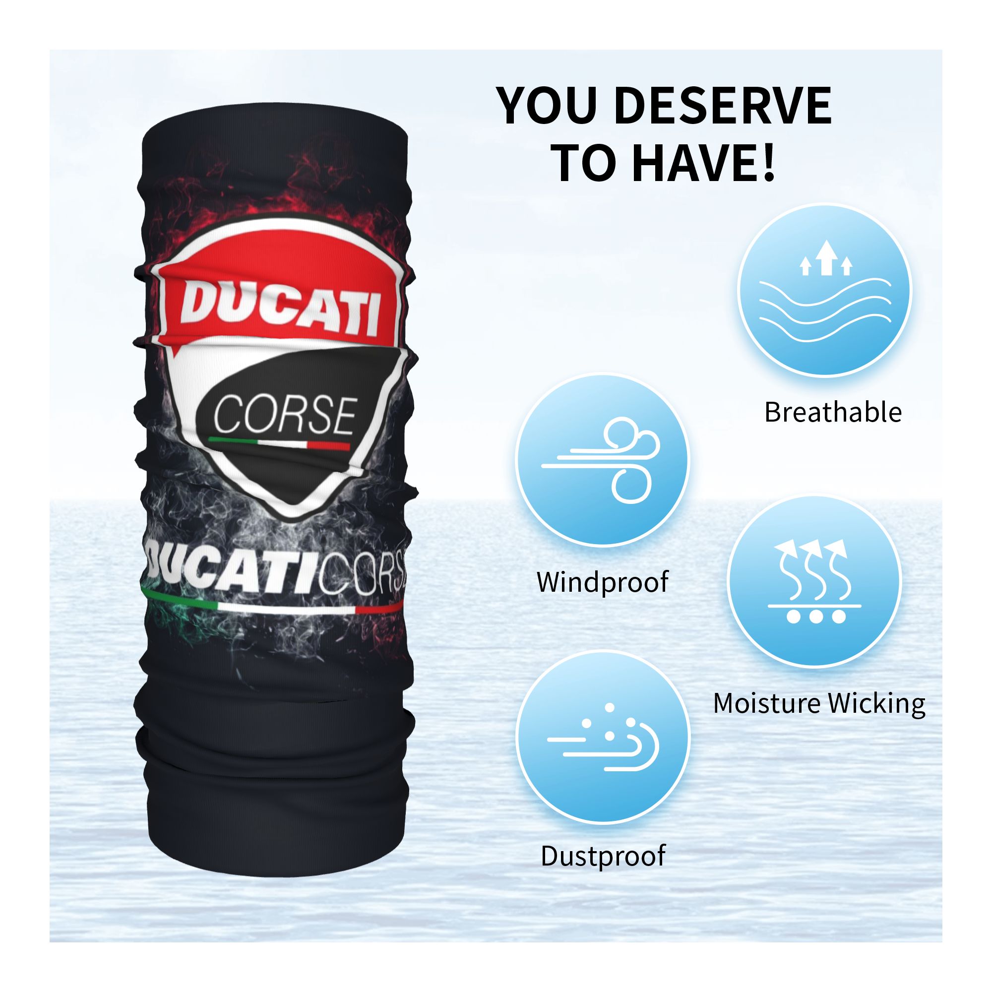 Custom Ducatis Sprot Bandana N - Neck Warmer Balaclava 评论和价格