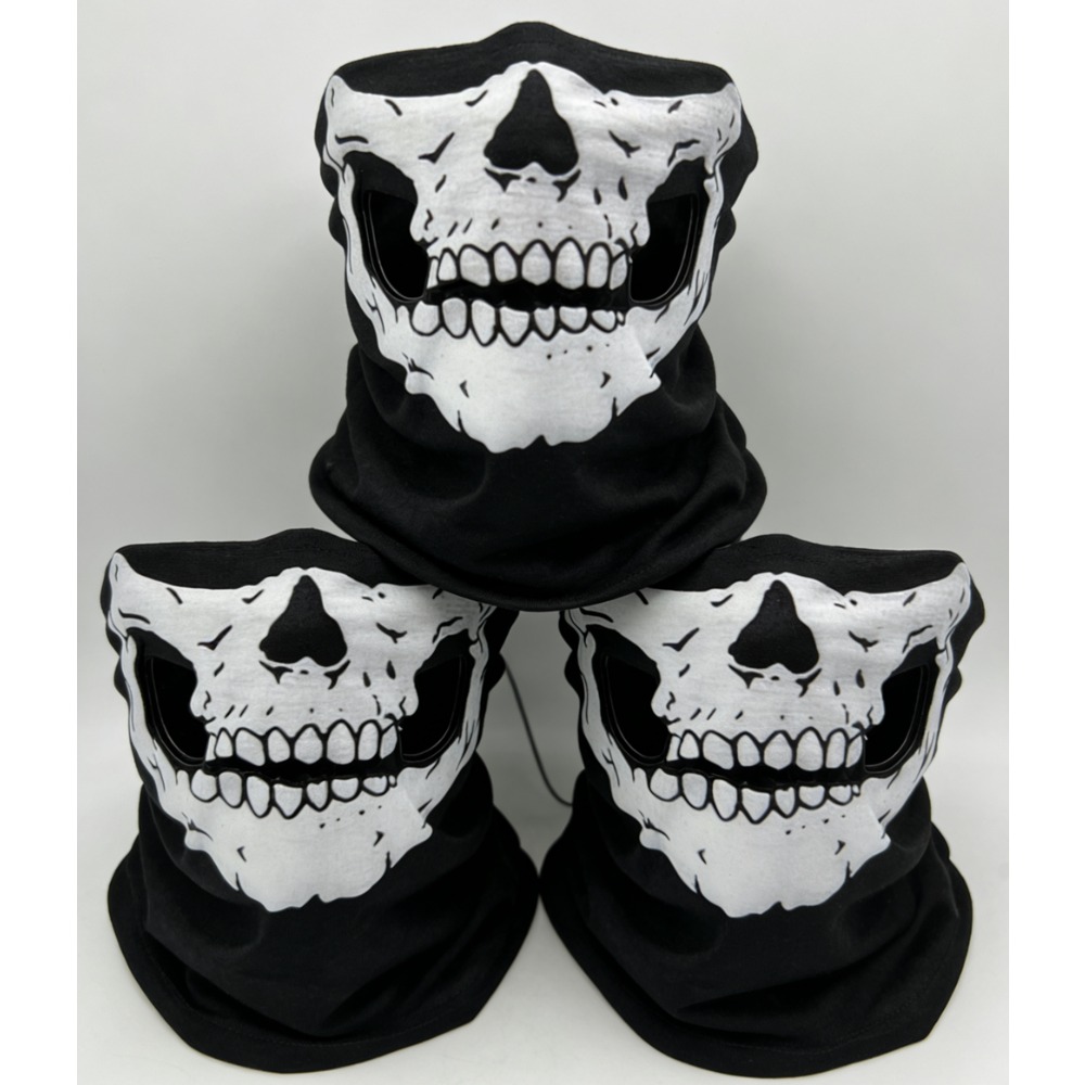 10pcs Skull Seamless Windproof - Neck Warmer Balaclava 评论和价格