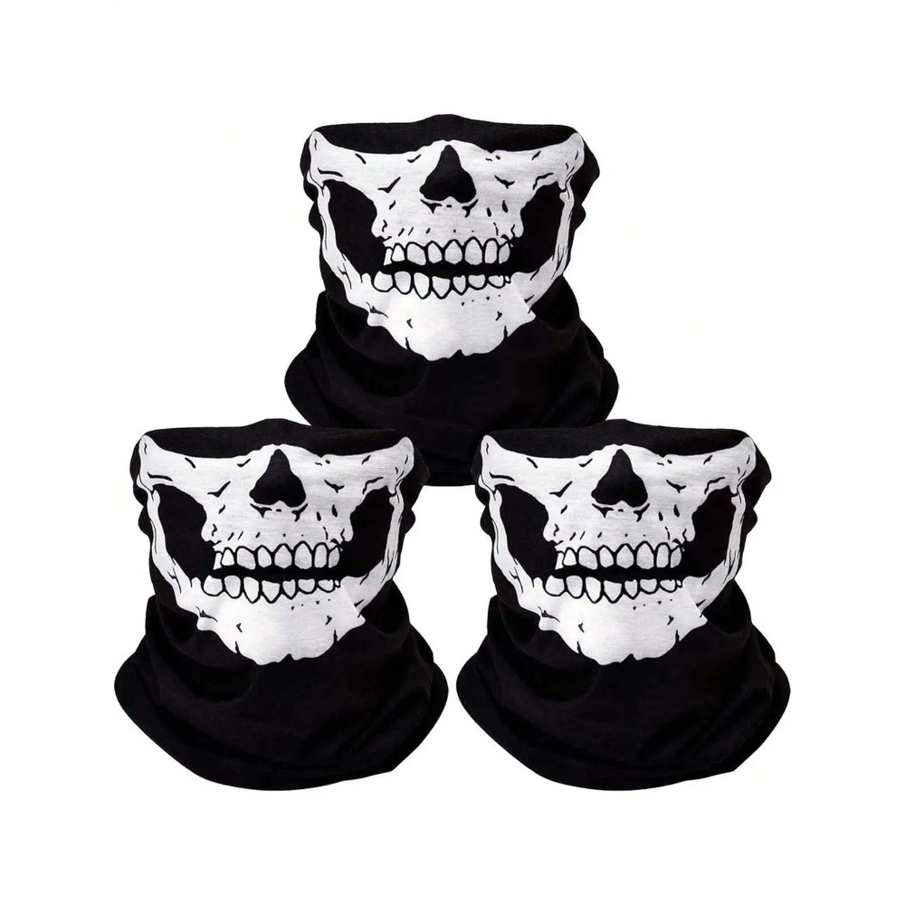 10pcs Skull Seamless Windproof - Neck Warmer Balaclava 评论和价格