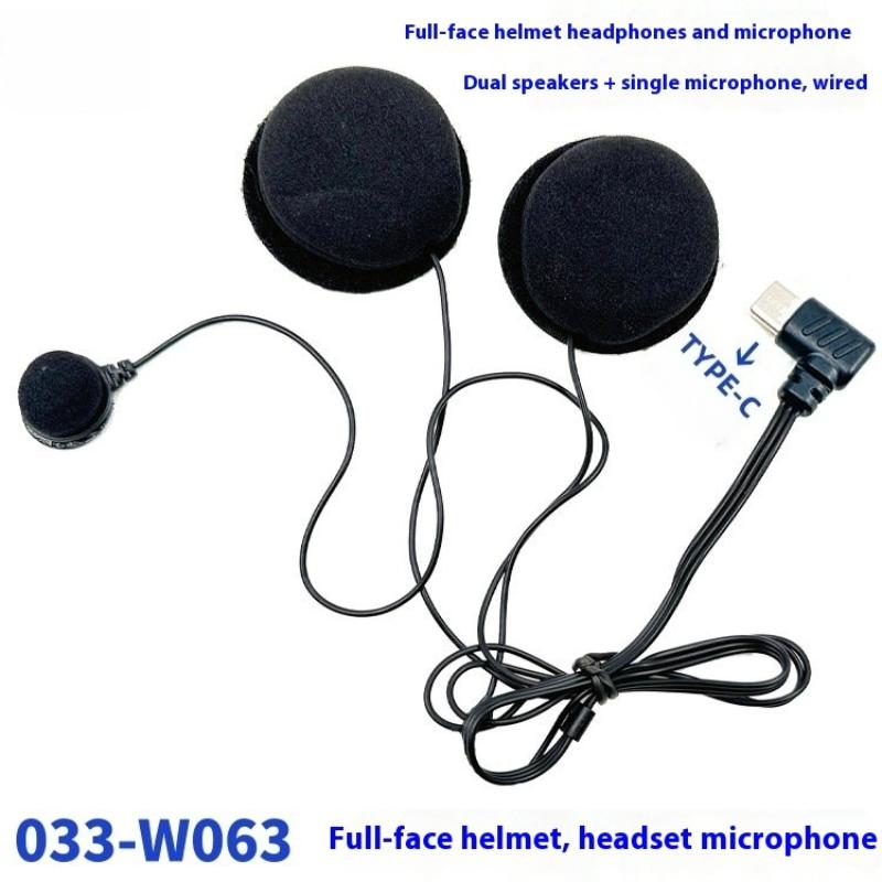 1Pc Type-C Plug HD Noise Reduc - Helmet Full Face 评论和价格