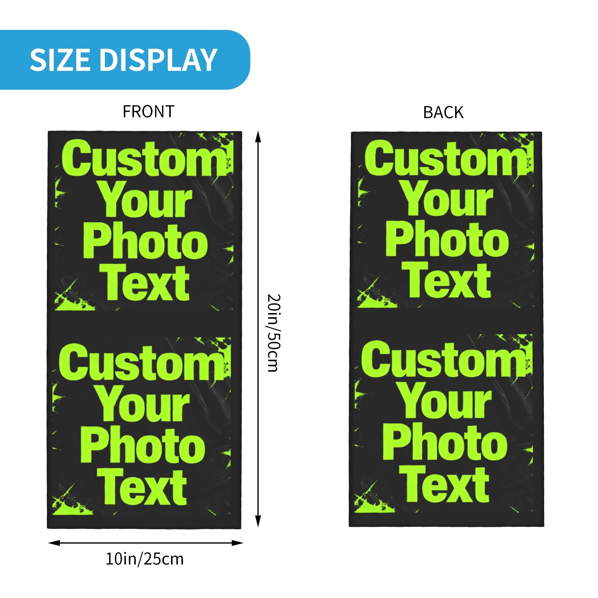 Custom Custom Your Photo Logo  - Neck Warmer Balaclava 评论和价格