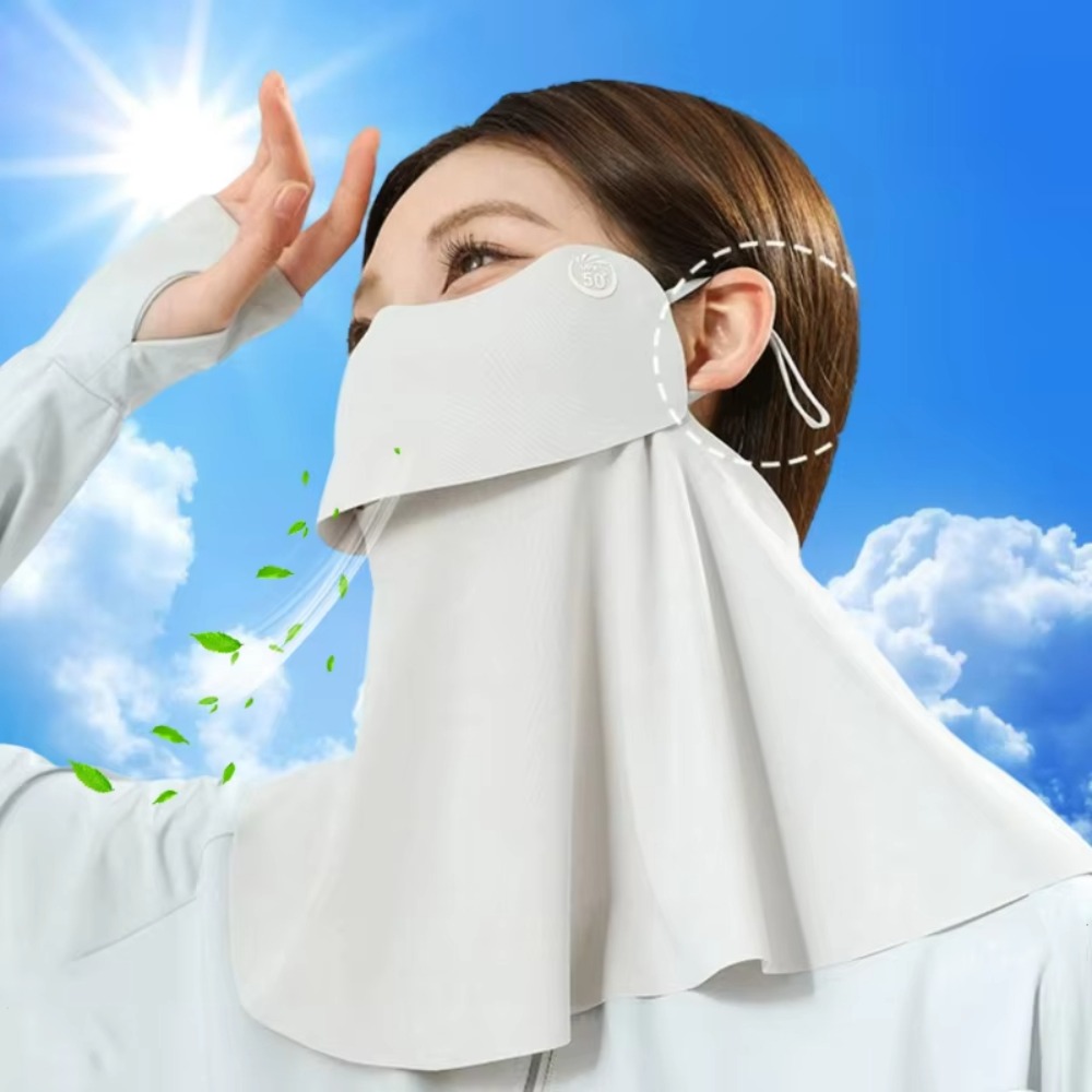 Summer Ice Silk Sun Protection - Neck Warmer Balaclava 评论和价格