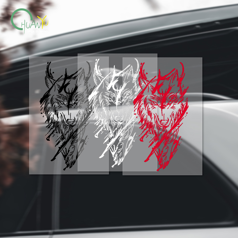 Dark magic wolf car decals car - Motorcycle Gear Up 评论和价格