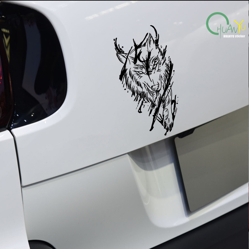Dark magic wolf car decals car - Motorcycle Gear Up 评论和价格