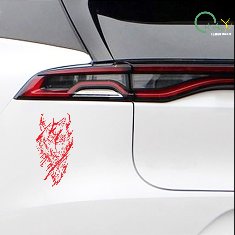 Dark magic wolf car decals car - Motorcycle Gear Up 评论和价格