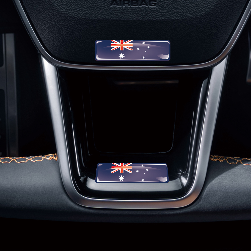 Australia Flag 3D Epoxy Resin  - Motorcycle Gear Australia 评论和价格